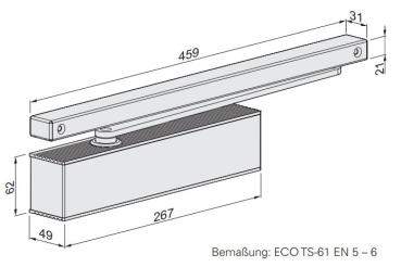 ECO Gleitschienenschließer TS 61 – EN 5-6